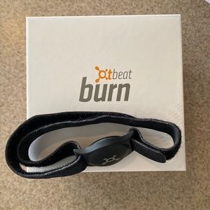 Beat burn otf heart rate monitor and charger